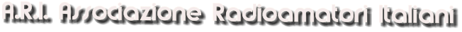 A.R.I. Associazione Radioamatori Italiani