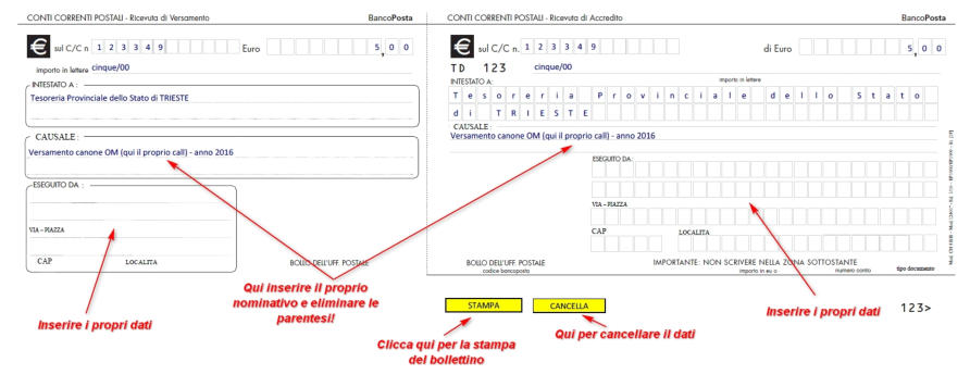 SCARICARE BOLLETTINI RINNOVO PATENTE DA