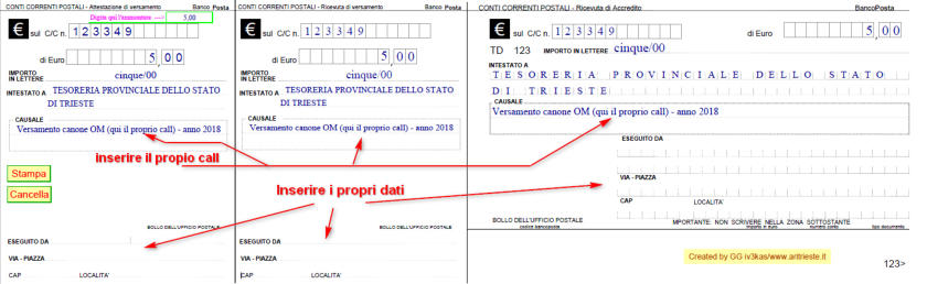 SCARICARE VAGLIA POSTALE DA