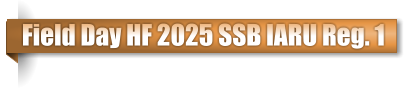 Field Day HF 2025 SSB IARU Reg. 1